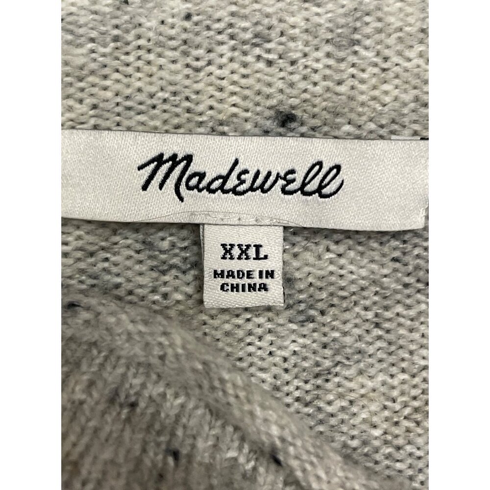 Madewell Women's Donegal Inland Turtleneck Sweater Coziest Yarn Size XXL Gray - Picture 9 of 12